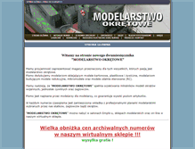 Tablet Screenshot of modelarstwookretowe.pl